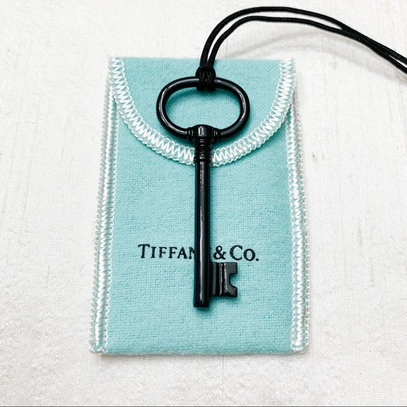 Tiffany & Co. Jewelry - Tiffany & Co. Tiffany Keys Black Bone China Key